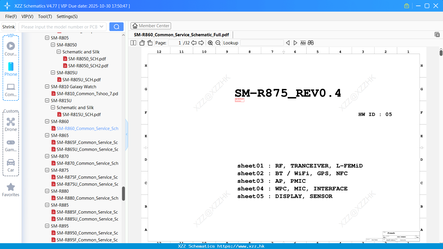 Samsung SM-R860_Common_Service_Schematic_Full